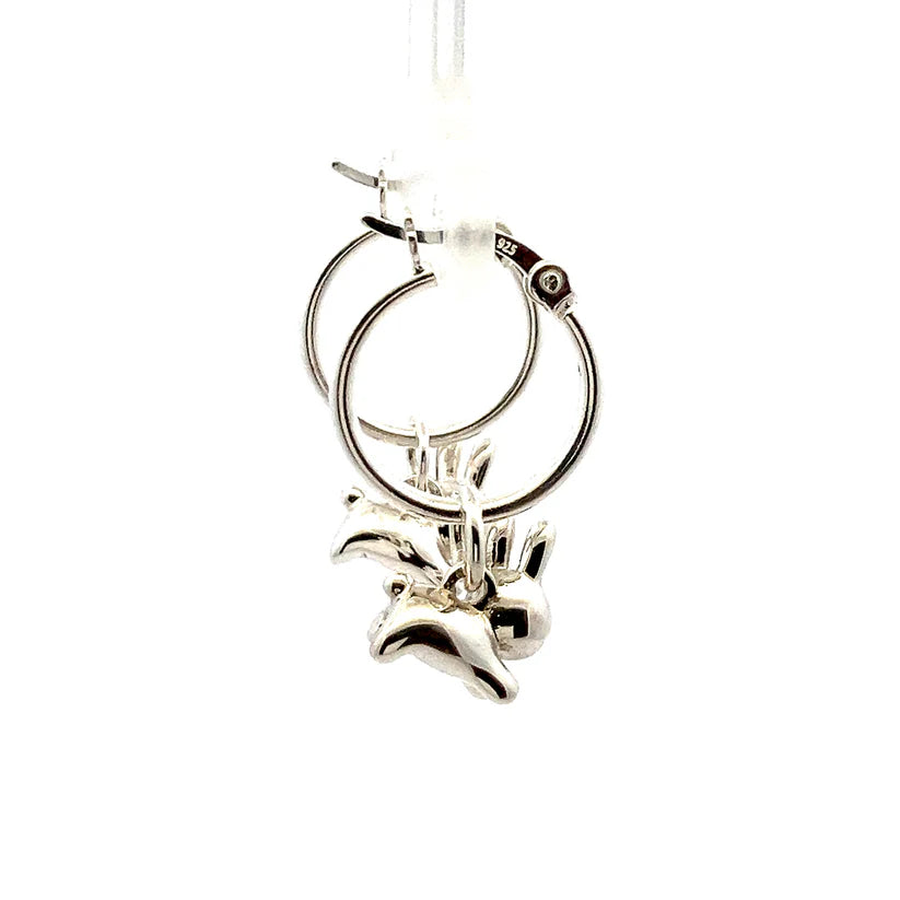 Miffy Sterling Silver Year Of The Rabbit Hoop Earrings