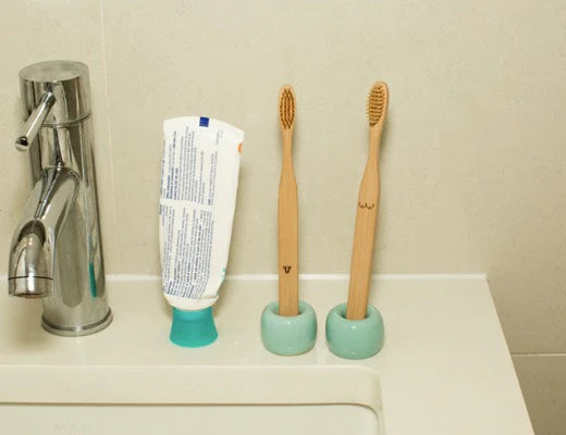 Nudie Bamboo Toothbrush Set
