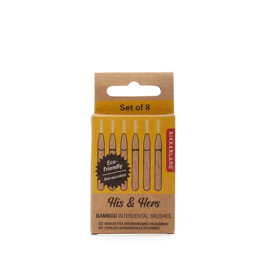 His & Her Bamboo Interdental Brush