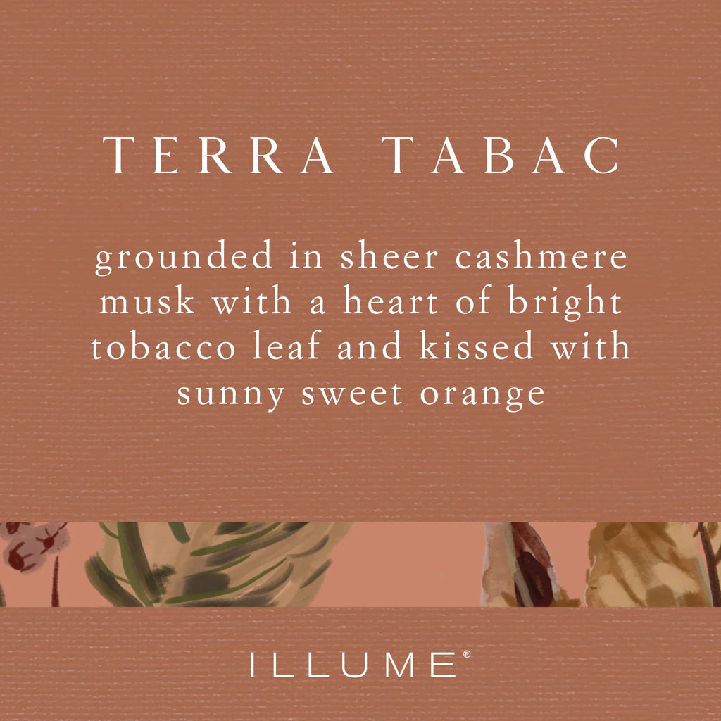 Illume Terra Tabac Candle - Various Sizes