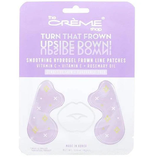 The Creme Shop “Turn That Frown Upside Down!” | Smoothing Hydrogel Frown Line Patches (Vitamin C + Vitamin E + Rosemary Oil)