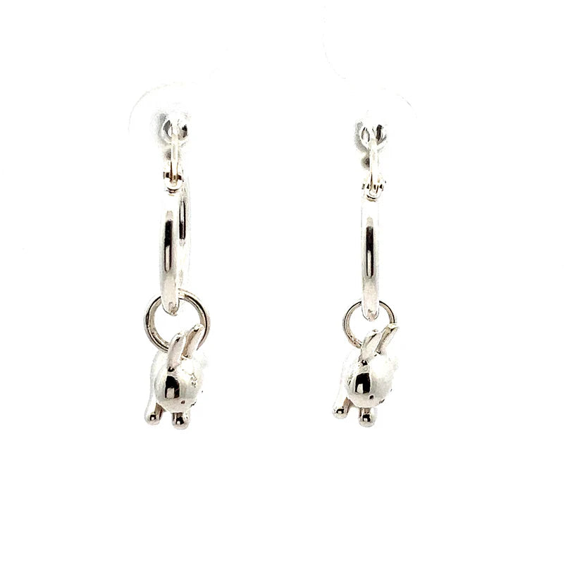Miffy Sterling Silver Year Of The Rabbit Hoop Earrings