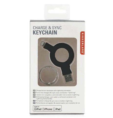 Charge And Sync Keychain Wht