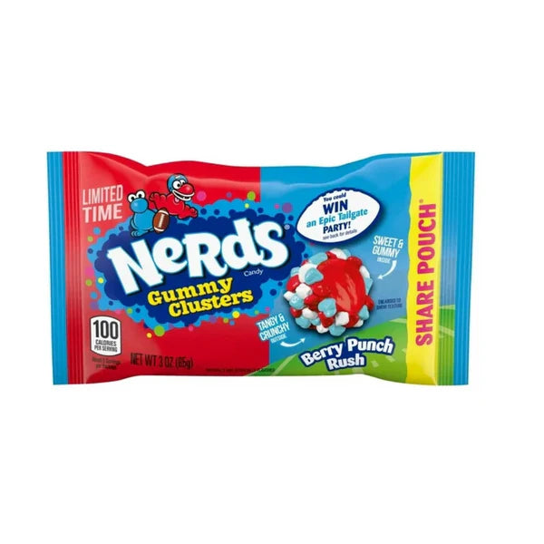 Nerds Gummy Clusters Berry Punch Rush 3oz