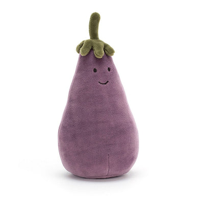 Jellycat Vivacious Vegetable Eggplant Large - Front & Company: Gift Store