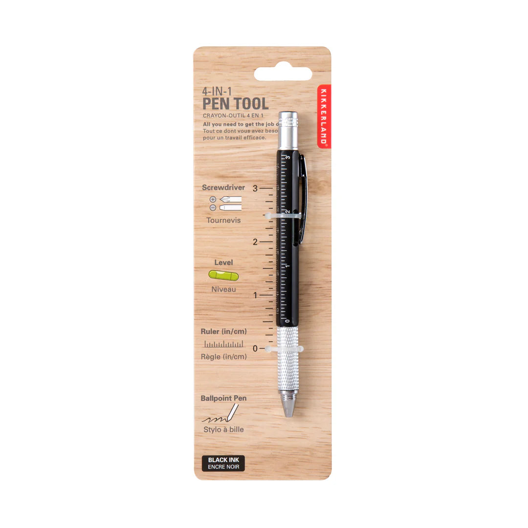 Pen Multi Function Black/Silver