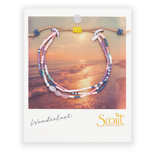 Mixed Media Bracelet Rose Quartz/Silver