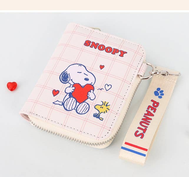 Peanuts Snoopy Strap Wallet Purse
