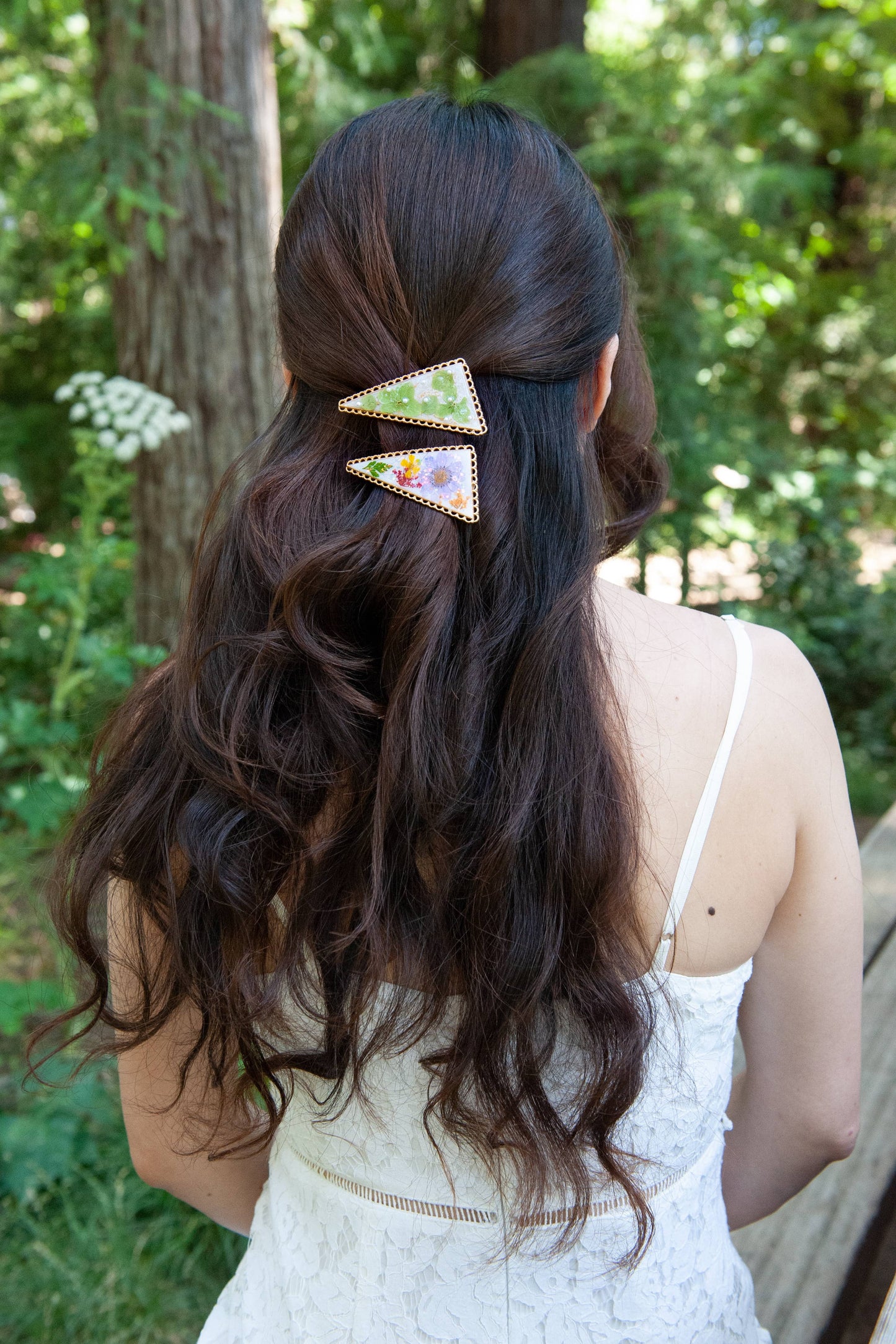 Real Pressed Flower Barrette