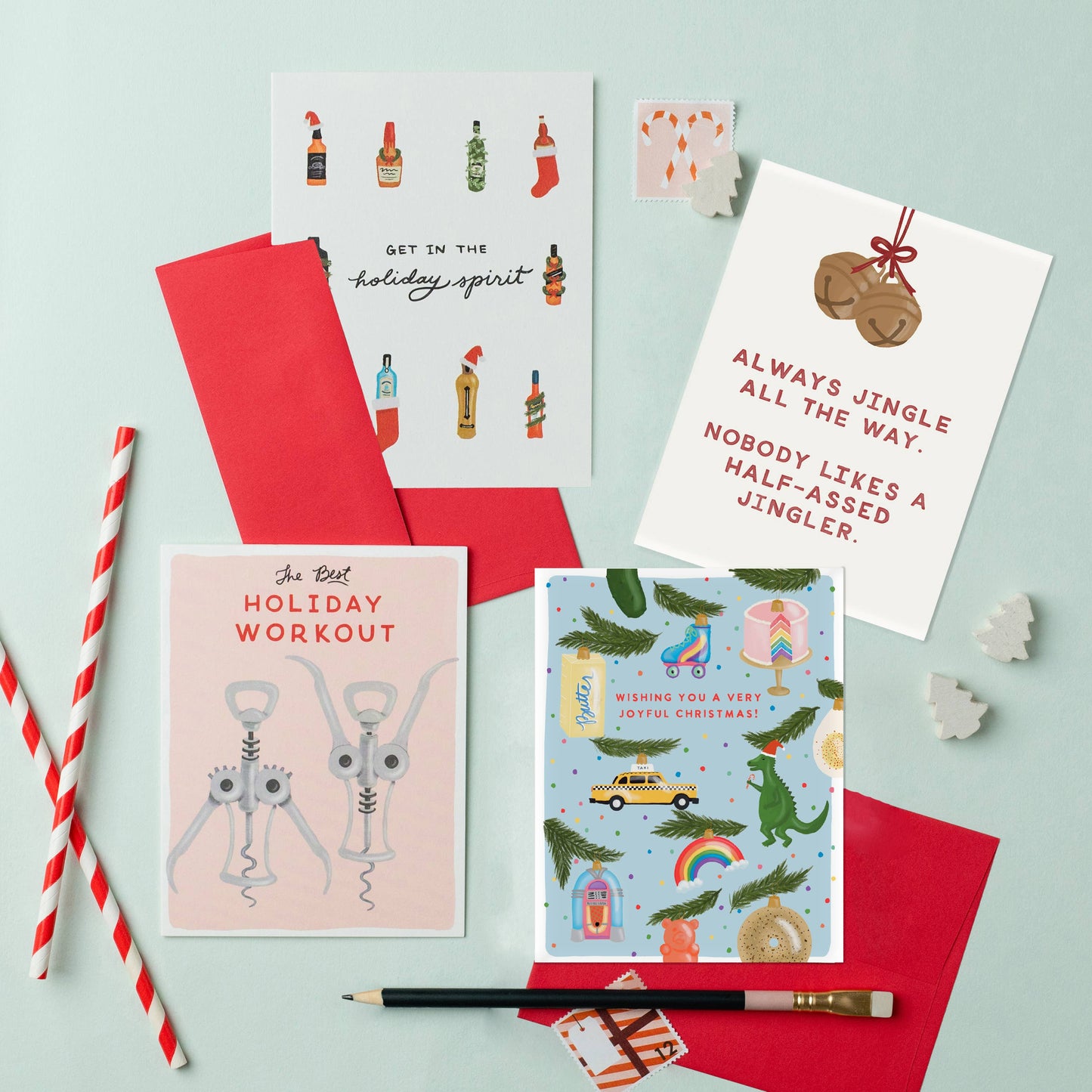 Joyful Ornaments | Fun Christmas Card