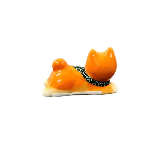 Shiba Inu Porcelain Chopsticks Rest 2"L
