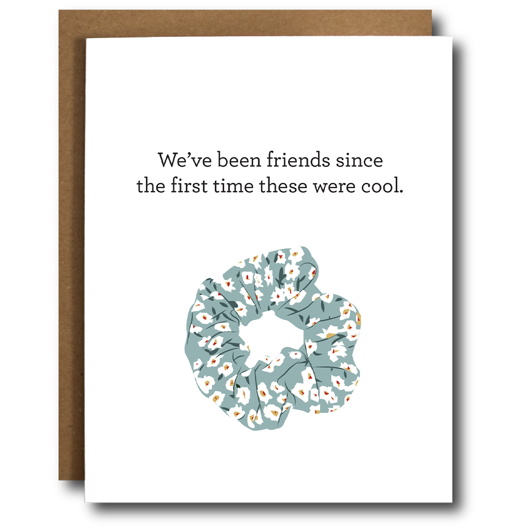Scrunchie Friends Card