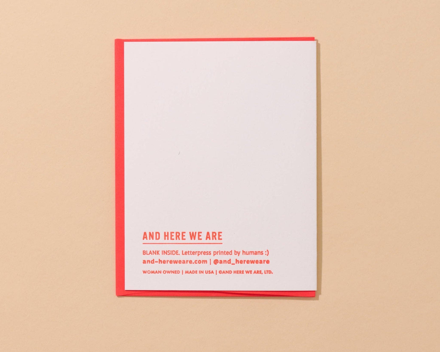 Sardine Love Letterpress Card - Made in USA - Foodie, Tinned Fish, Grocery