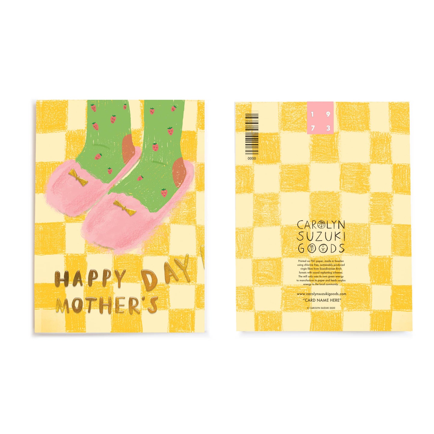 COZY FEET - Mother's Day Card