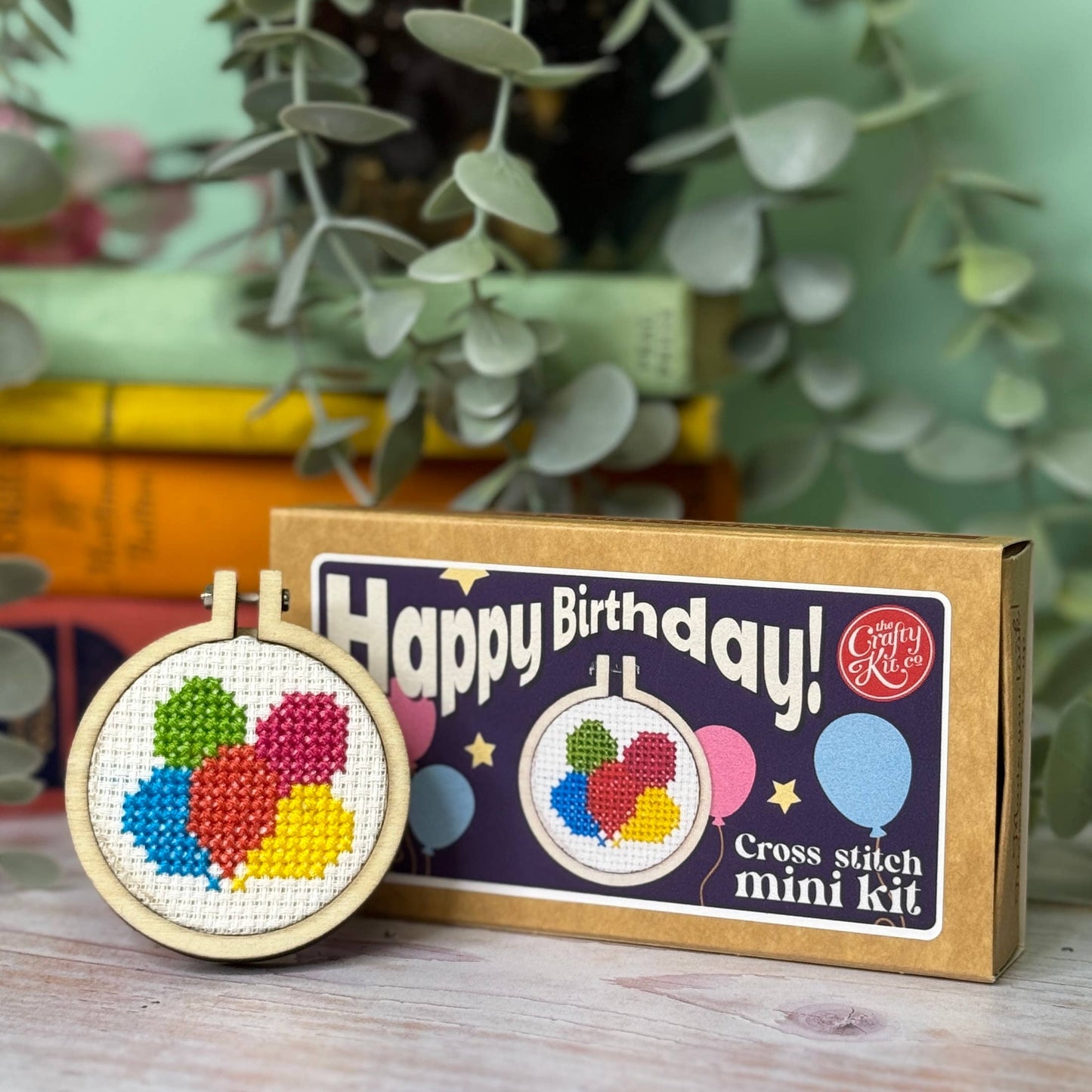 'Happy Birthday!' Mini Matchbox Cross Stitch Kit