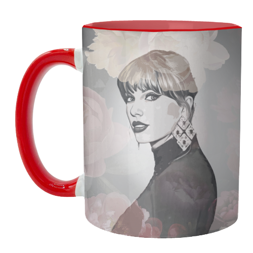 Mugs 'Floral T' by DOLLY WOLFE