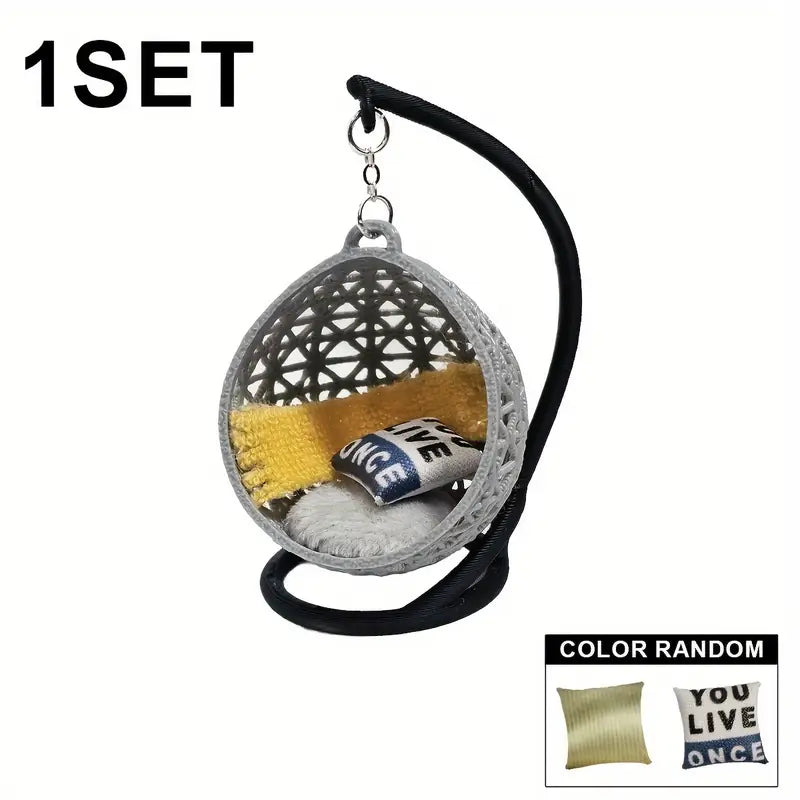 Mini Hanging Chair Suitable For Dollhouse