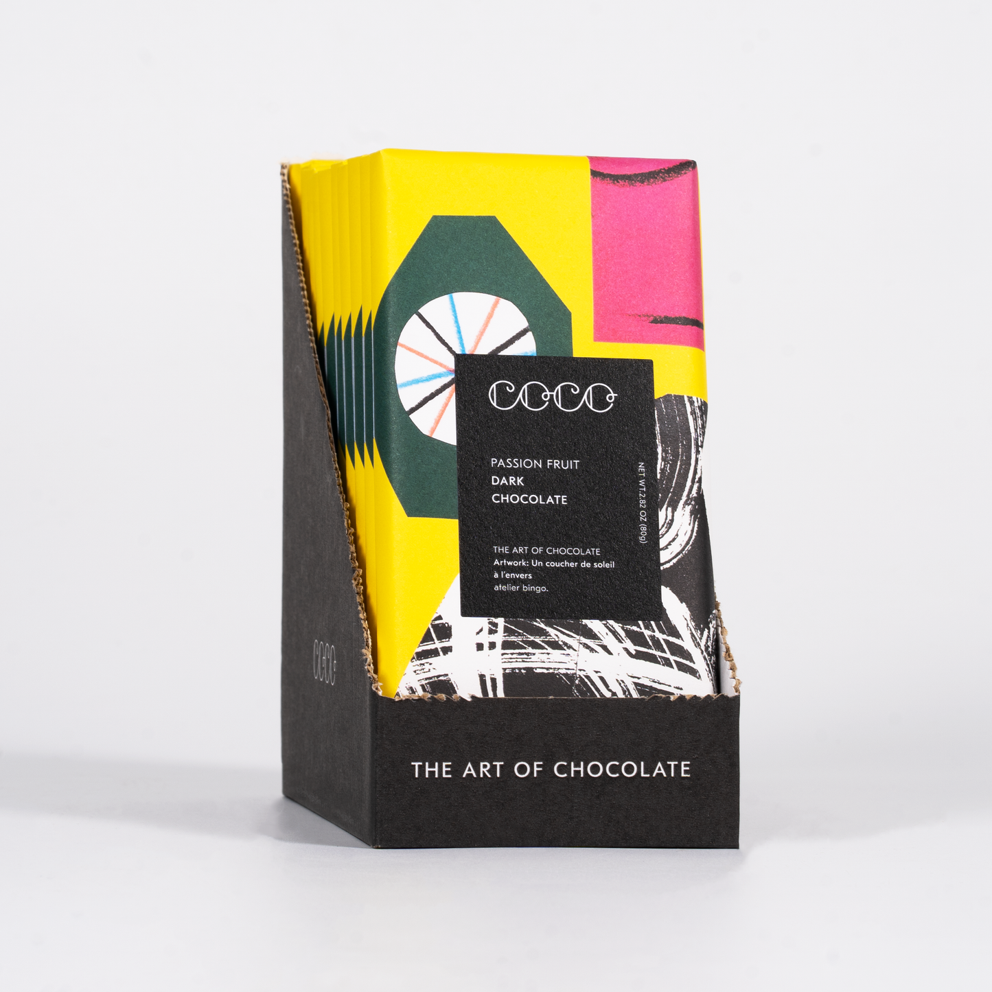 Passion Fruit Dark Chocolate Bar
