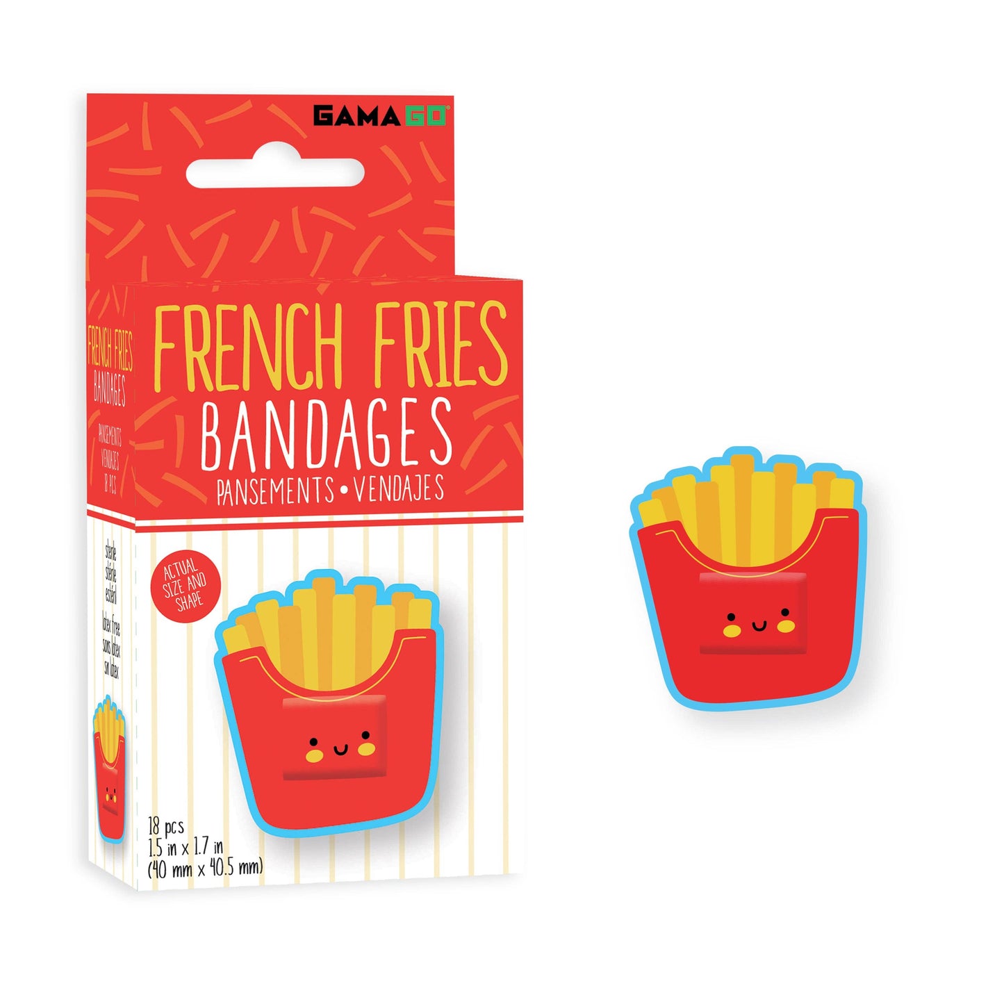French Fries Adhesive Bandages