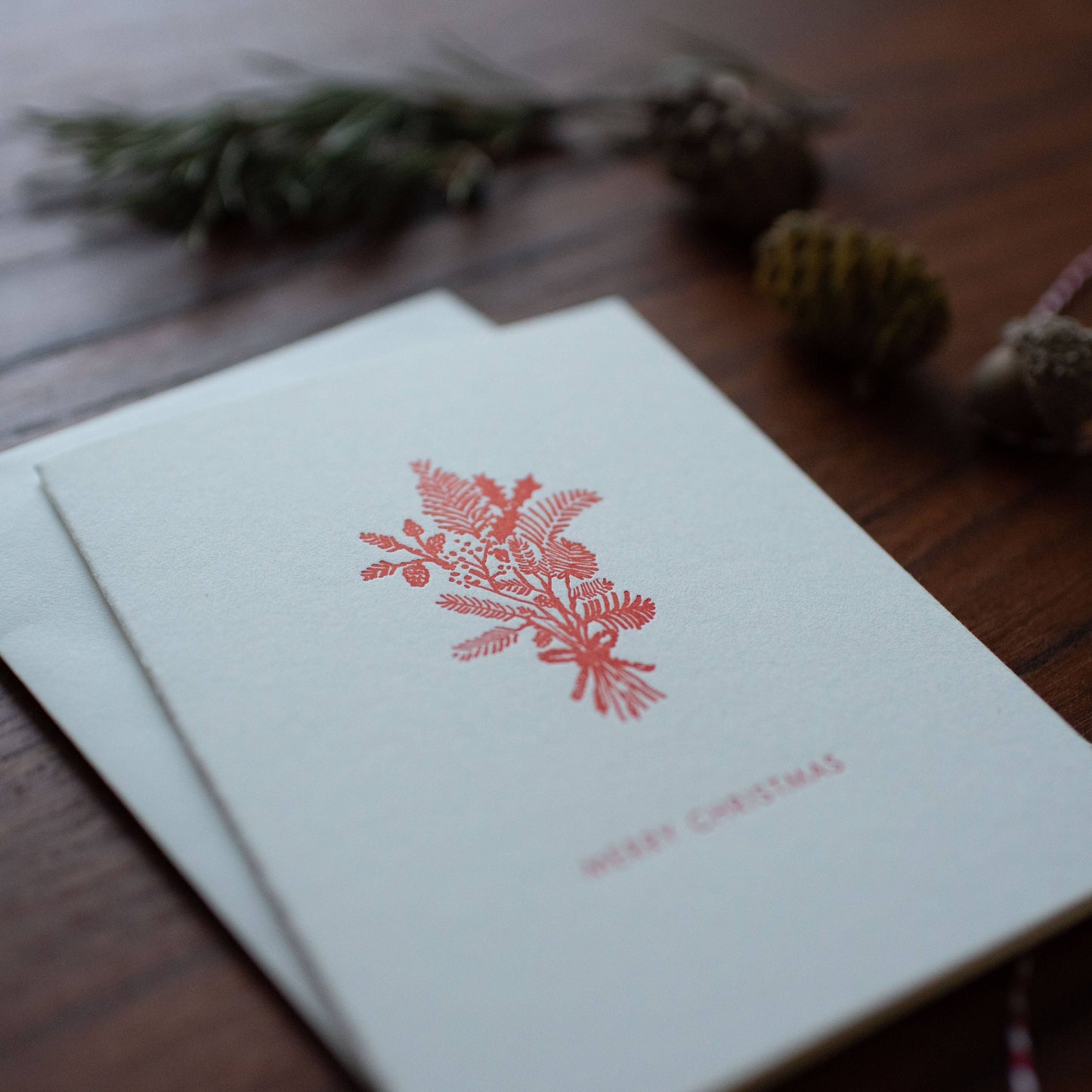 Elegant Christmas Bouquet Card