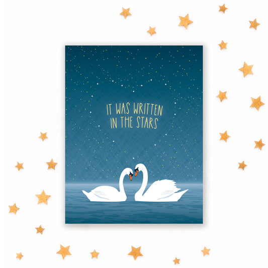 Written In the Stars Wedding or Engagement Card