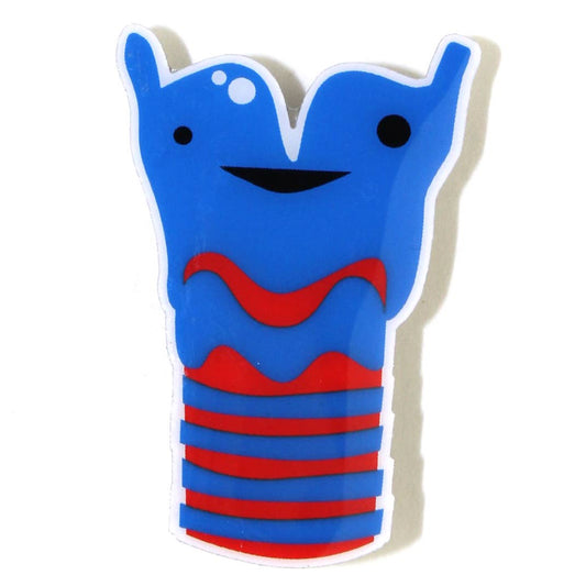 Trachea+Larynx PinTrachea + Larynx Lapel Pin - Breathe Deep!
