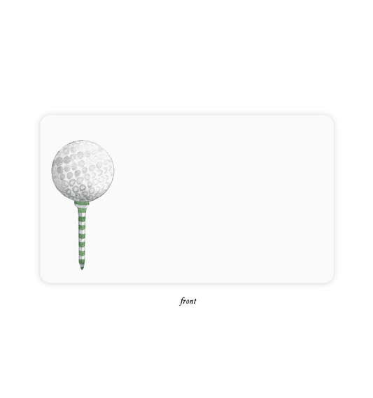 Golf Tee Little Notes® – Boxed Set of 85 Mini Notecards