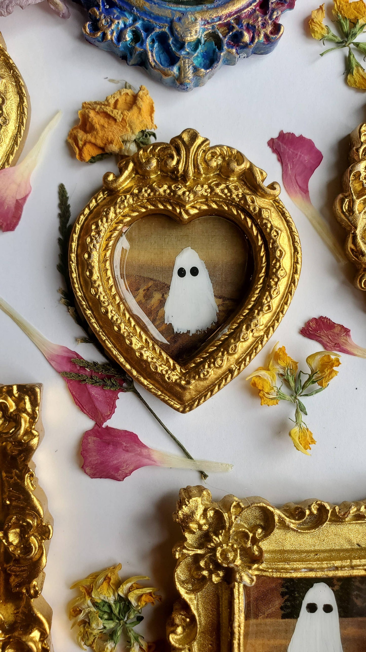 Ghosts on Vacation mini art