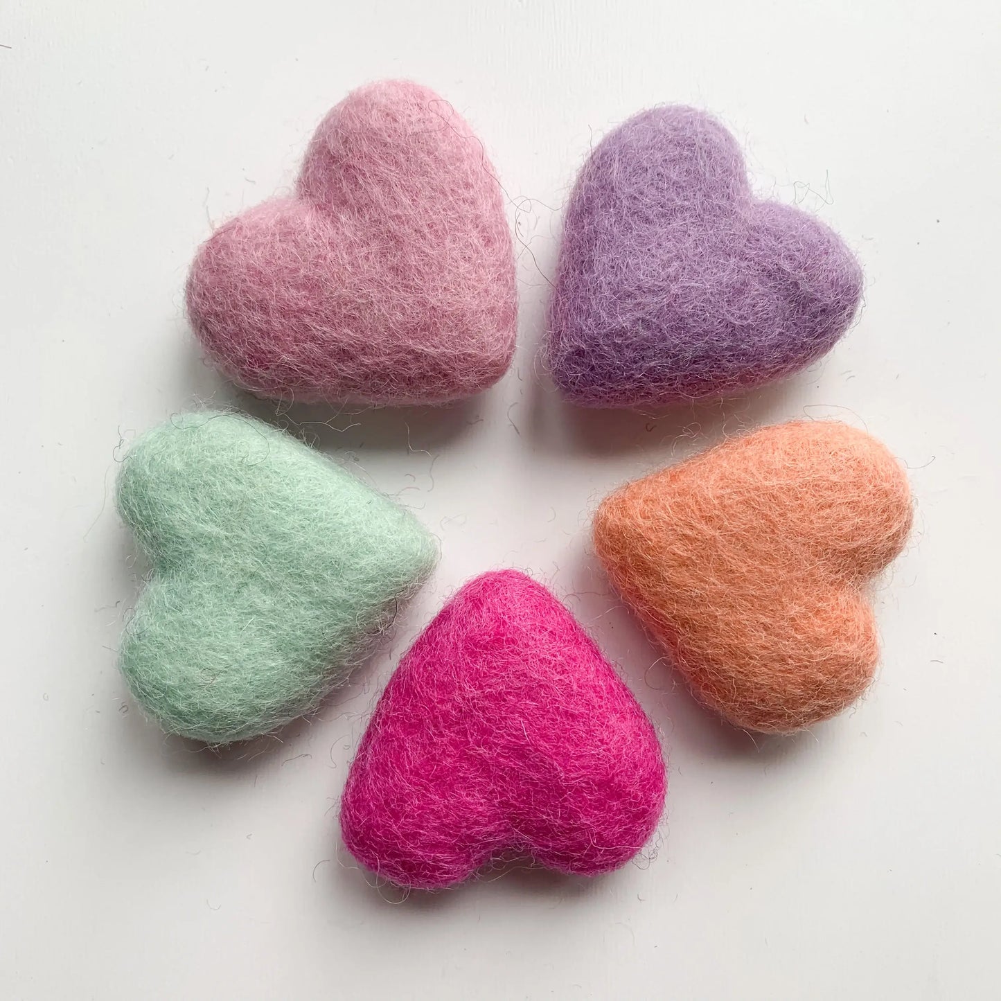 One Mermaid Color Felt Heart