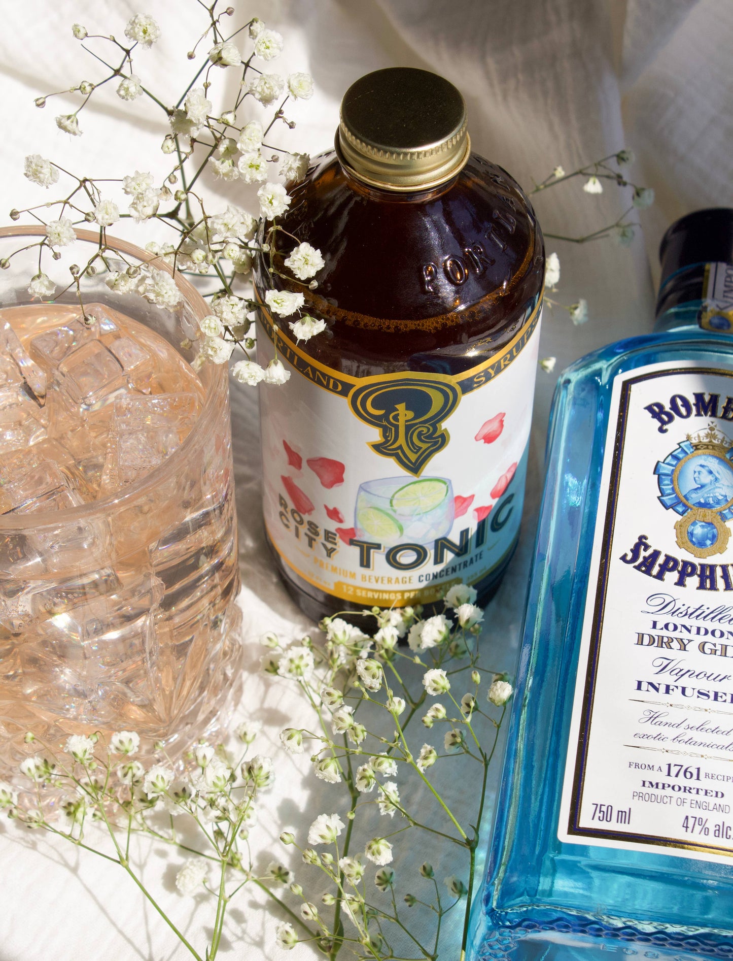 Rose City Quinine Tonic Syrup 12oz - cocktail/mocktail mixer
