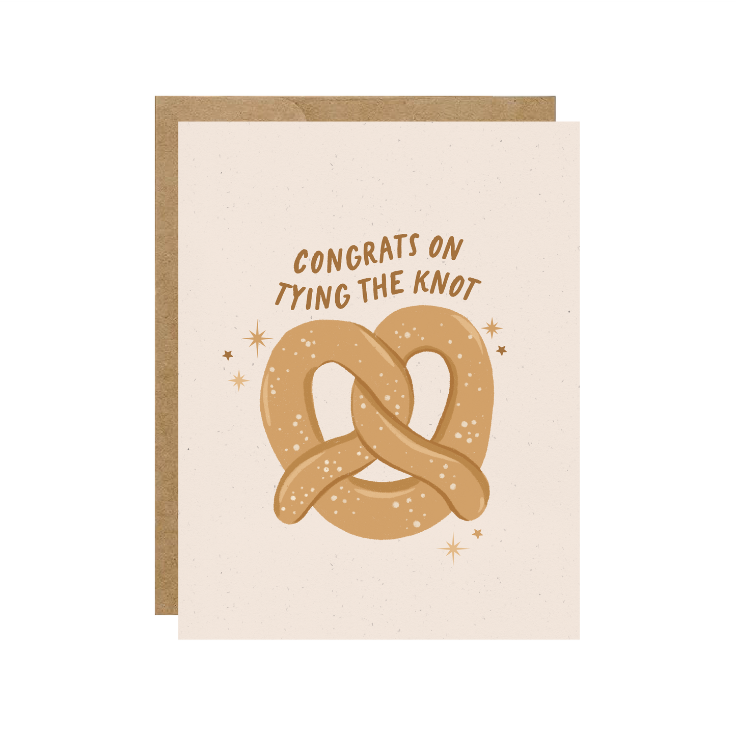Pretzel Congrats On Tying The Knot Card