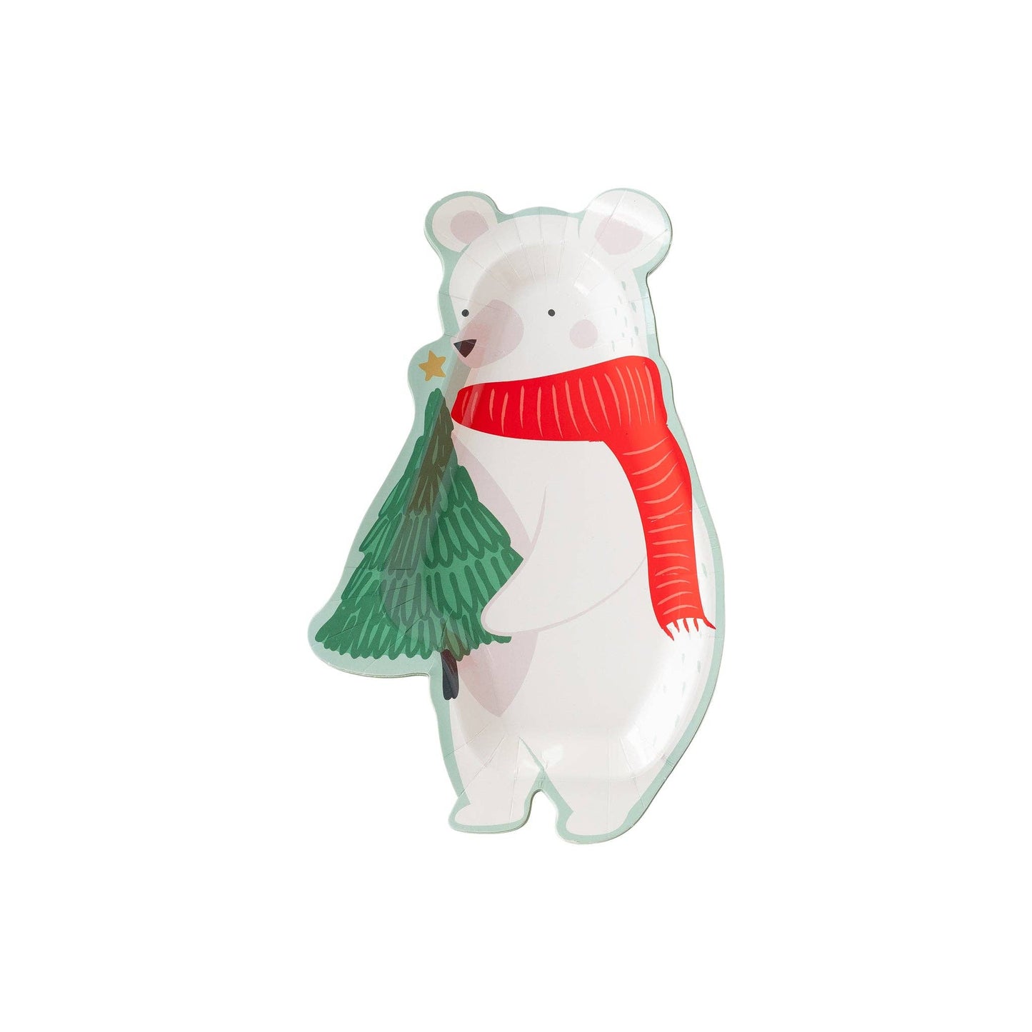 SNW930 - Snow Fun Bear Shaped Plate