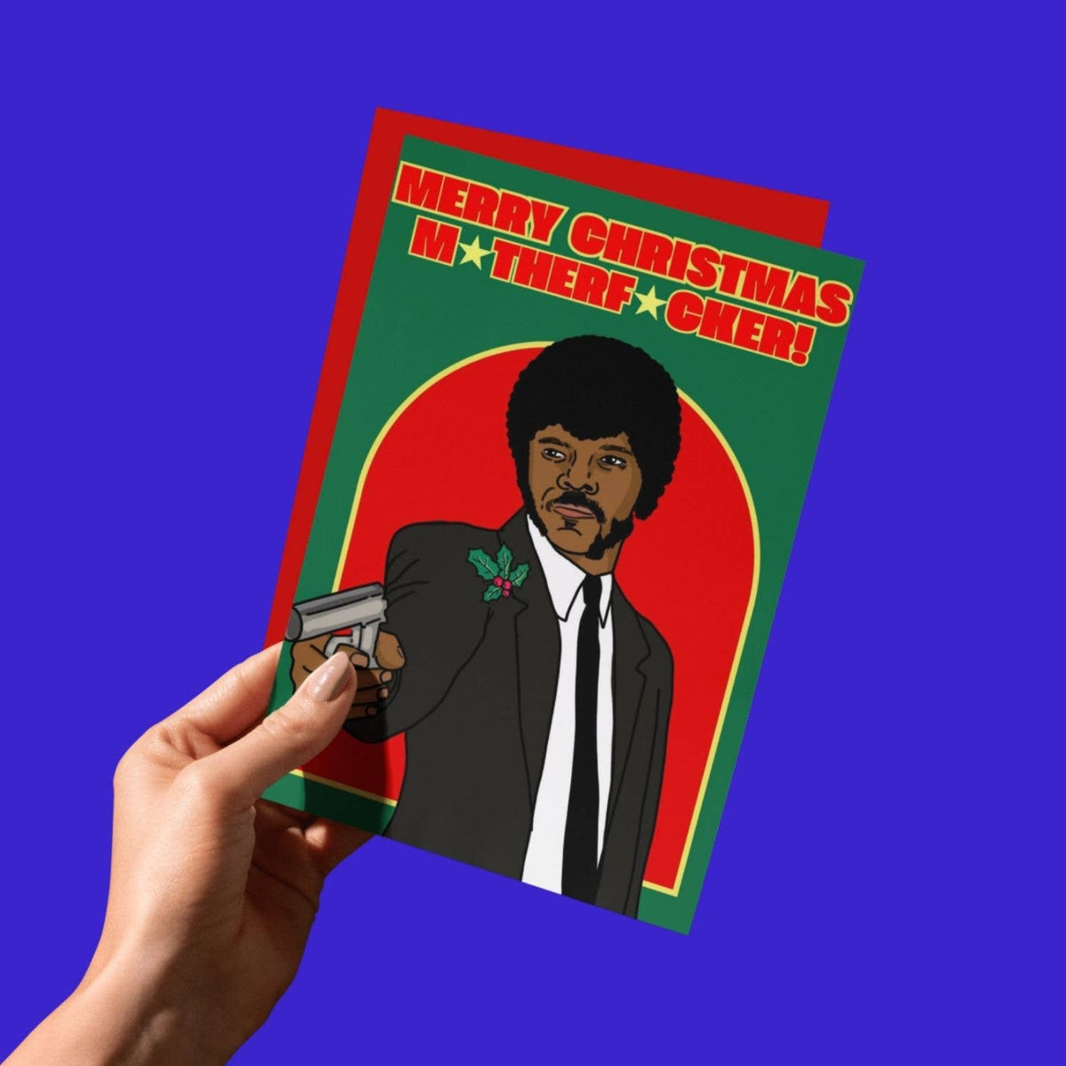 Merry Christmas M*therf*cker! Funny A6 Card