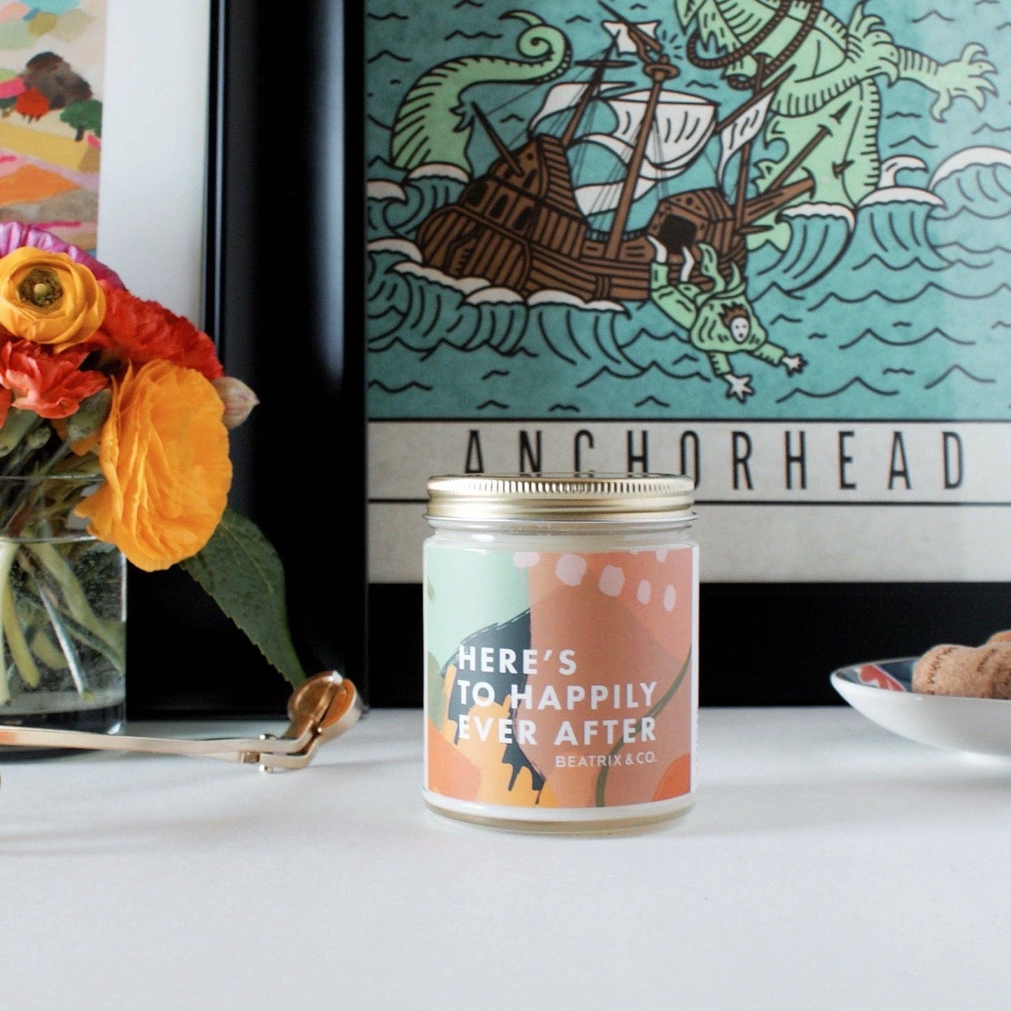 HERE'S TO HAPPILY EVER AFTER 9OZ CANDLE