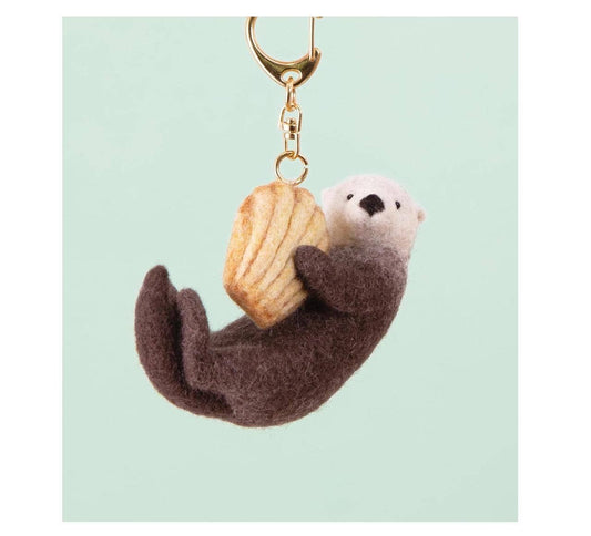 Hamanaka Needle Felting Animal Keychain Kit - DIY Craft