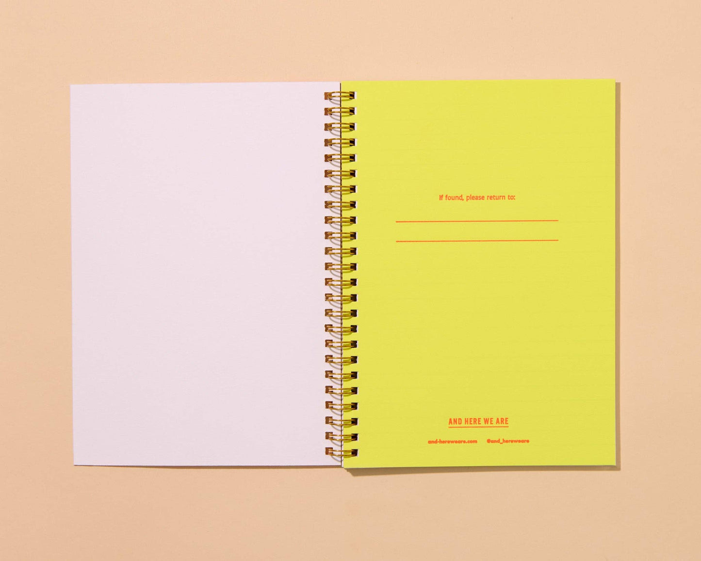 Pickles A5 Letterpress Spiral Notebook Valentines Day Gift Mothers Day