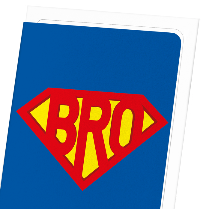 SUPER BRO: Greeting Card