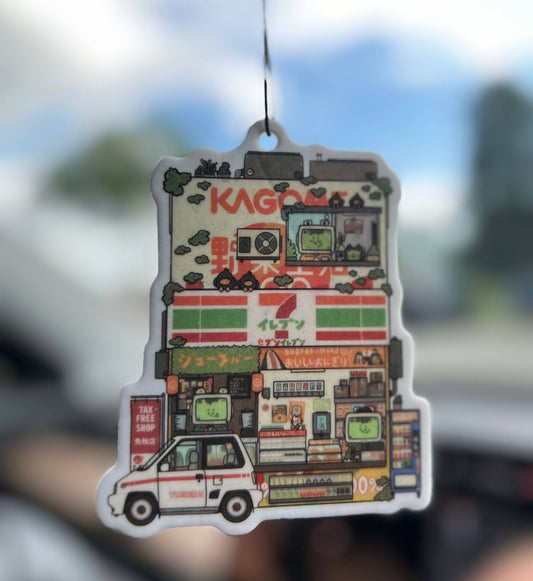 7/11 Car Air Freshener (Orange)