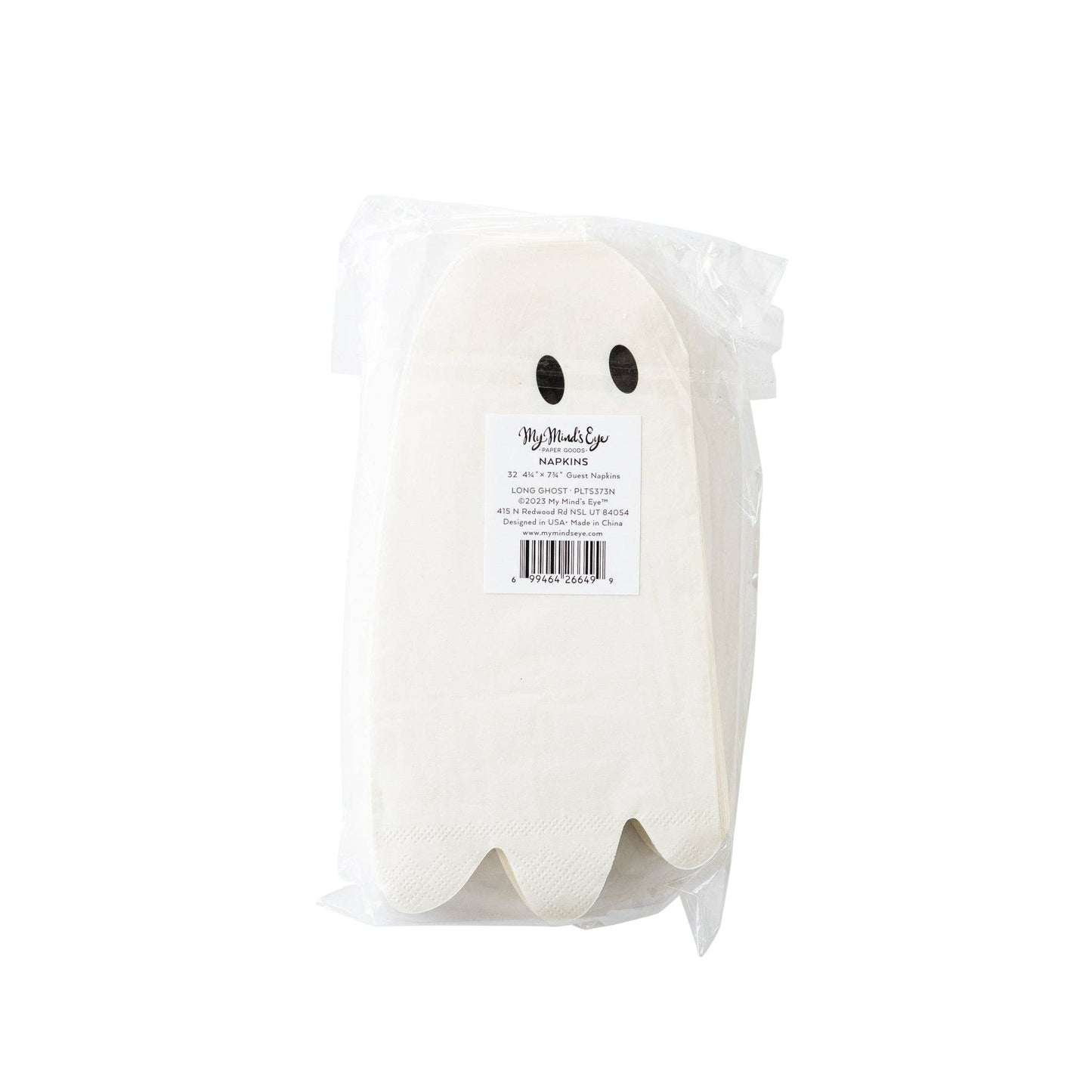 PLTS373N-MME - Long Ghost Shaped Paper Dinner Napkin