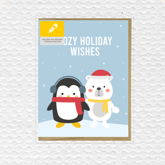 Cozy Holiday Wishes Greeting Card