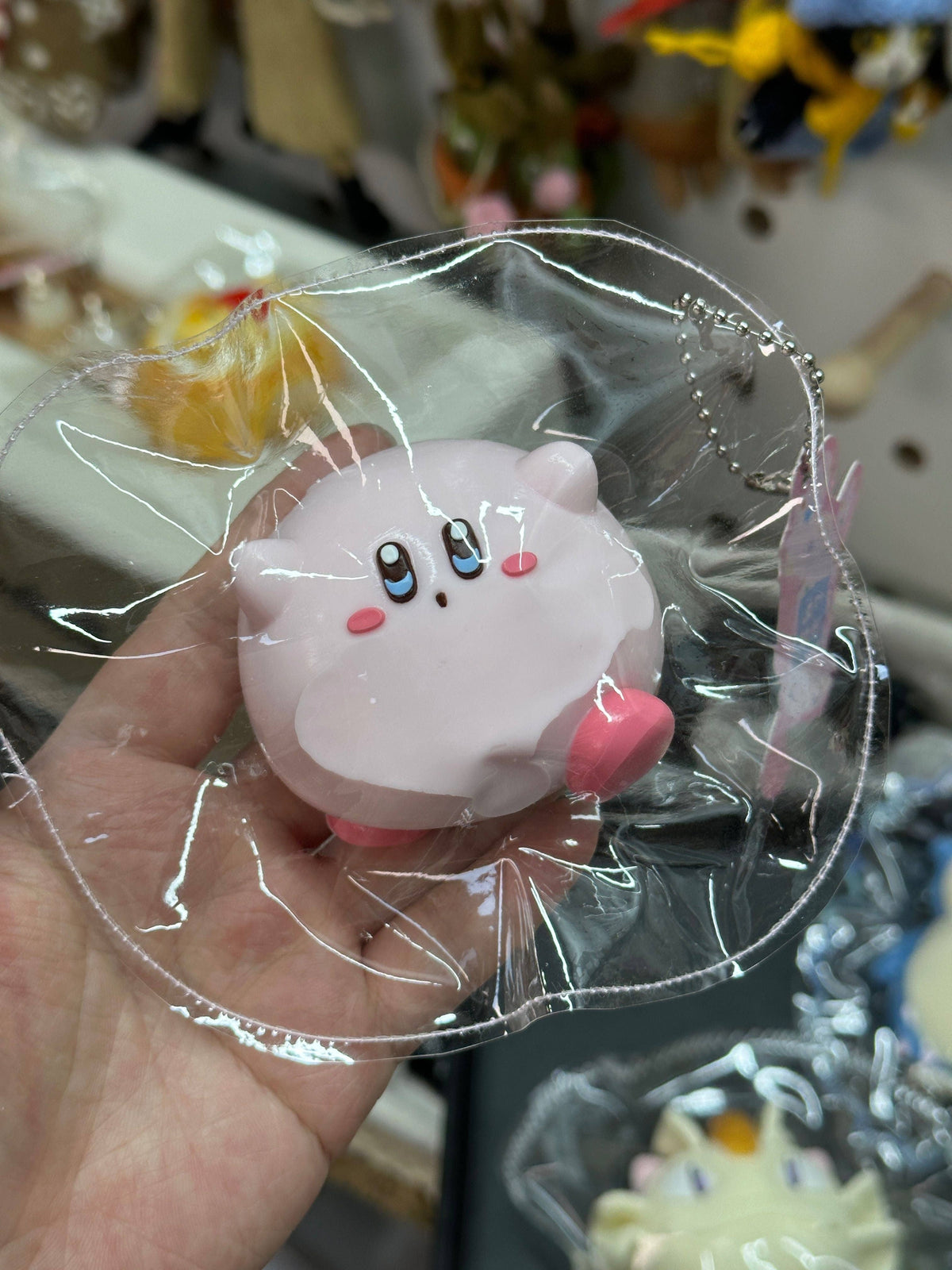 Kirby Taba Squishy Toy Cute Pink Character Slow Rising Collectible Just Squeeze Studio Thick Cream Texture