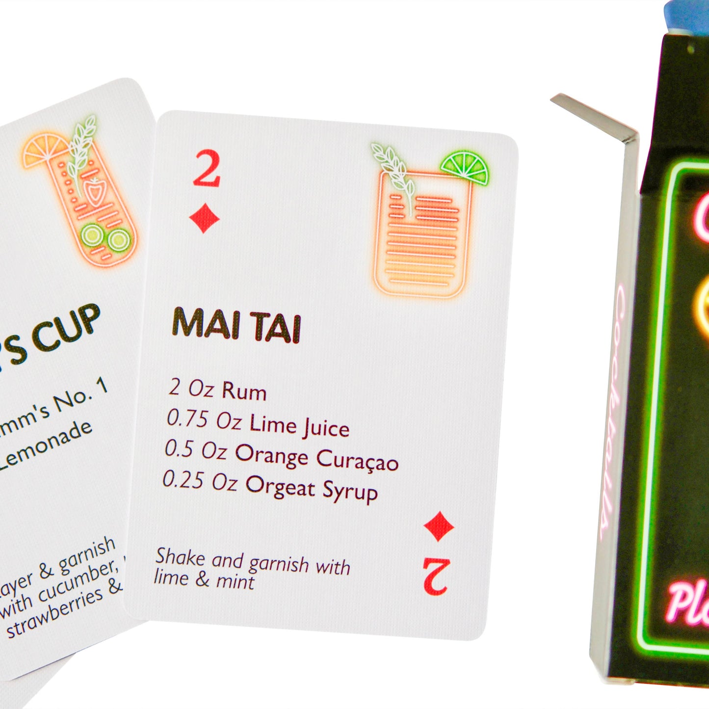 Cocktails Lingo Playing Cards