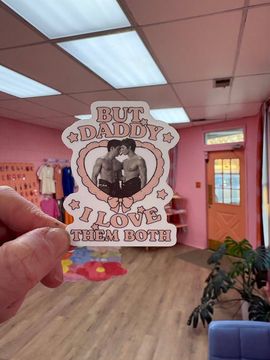 "But Daddy I Love them Both"� Heated Rivalry sticker