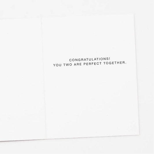 Lily of the Valley Bouquet Wedding Card