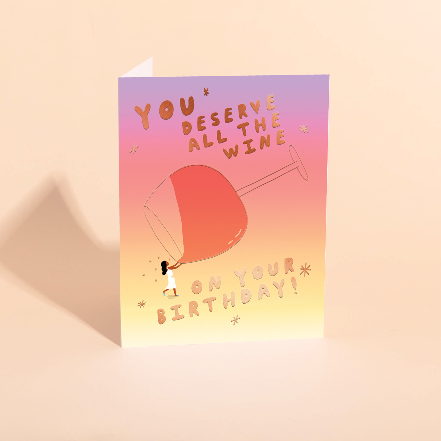 ALL THE WINE - Birthday Card