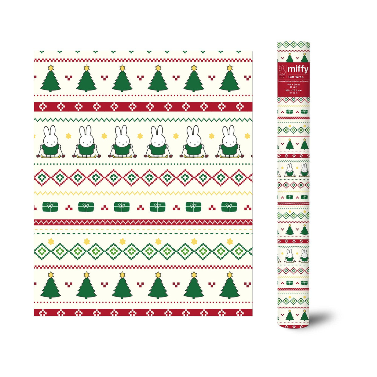Miffy Skier Gift Wrap
