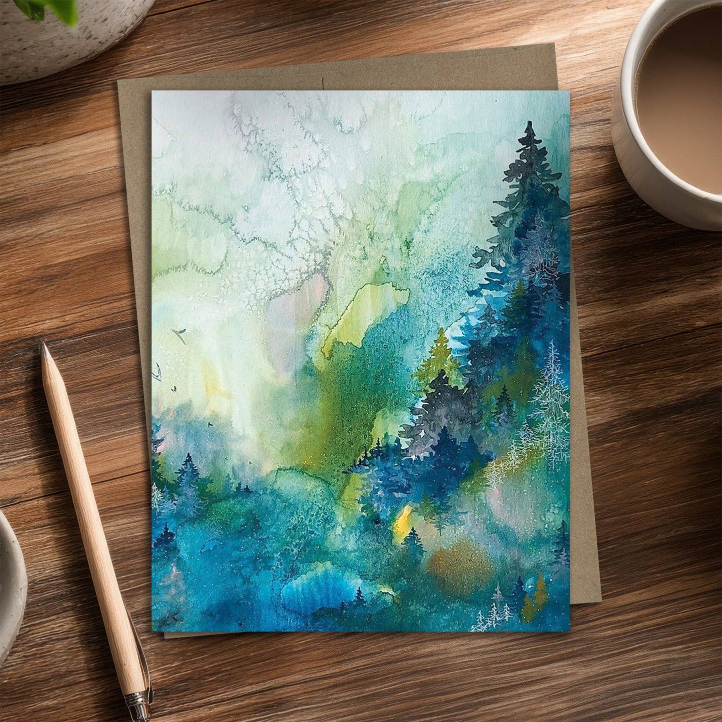 Ethereal Forest Blank Notecard