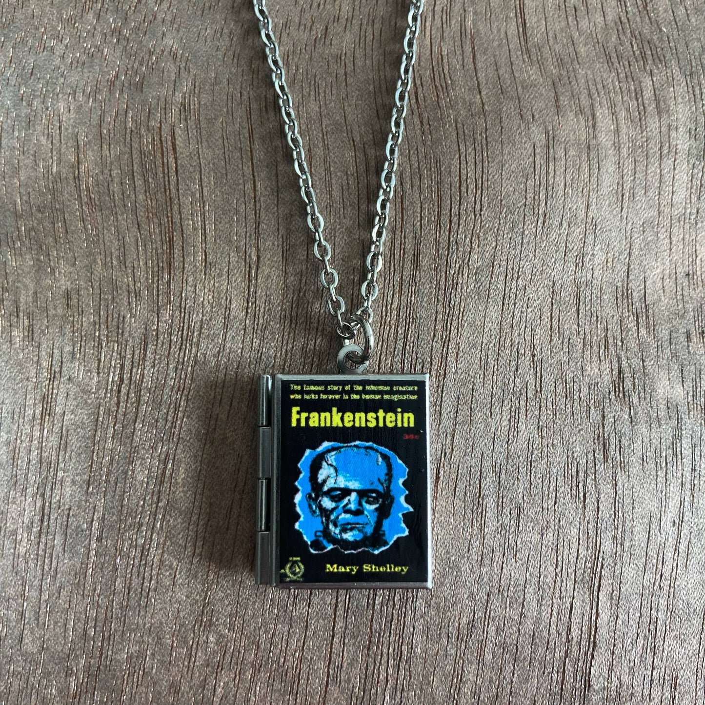 Book Locket Frankenstein
