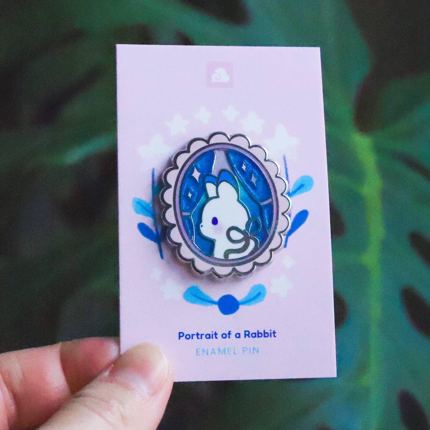 Enamel Pin - Portrait of a Rabbit