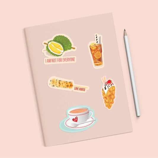 Feather duster vinyl sticker